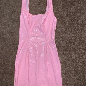 Pink Latex Dress